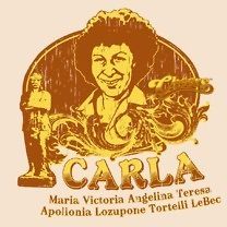 Cheers TV Show Carla MariaTortelli LeBec Licensed Tee Shirt Adult
