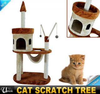 55“ Pet Furniture Cat Tree Condo House Scratch Post Condo Tower Toy