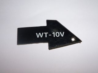 NEW OLD STOCK TRUSS ROD PLATE COVER FROM WASHBURN GUITAR MODEL WT 10V