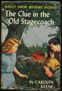  Clue in the Old Stagecoach, Nancy Drew, Volume 37, W/ Dust Jacket