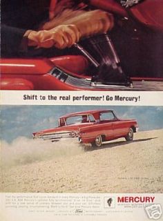 1963 Mercury Monterey S 55 ORIGINAL Vintage Ad RED CMY STORE 5
