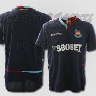 West Ham Away 2012 Jersey Shirt SS S/M/XL None/Carroll/A nyName