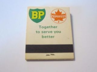 Vintage BP Supertest Gas Oil Matchbook Centralia Garage