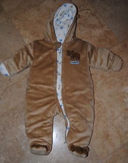 Carters Child of Mine Bear Cub Pram Bunting Snow Suit / Worn Once 6