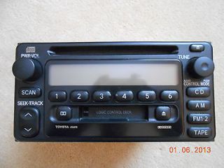 01 02 Toyota Rav4 Radio Cd Cassette Player A56818 Factory