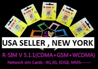 OF 5 , R SIM V 5 unlock card for iphone4S IOS 5.1/5.1.1(CDMA +GSM+WCD