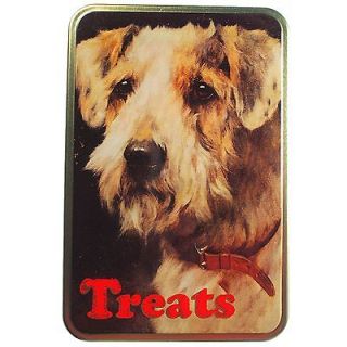 Cath Kidston Dog Treats Tin (Red) in Stanley Dog design *100%