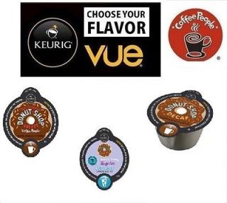 NEW FRESH Keurig Coffee People VUE Cups (YOU PICK THE FLAVOR & SIZE