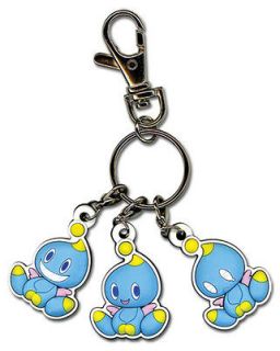 Sonic the Hedgehog Chao Moods PVC Keychain Bag Clip GE 4655