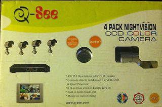 QM6006B Q See High Resoultion Security Cameras 600TVL 120 Night