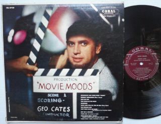 MOVIE MOODS George Cates and his Chorus and Orchestra CORAL soundtrack