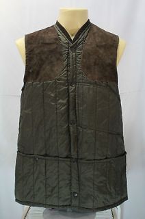 Vintage Beaver Fishing Duck Hunting Shooting Vest Jacket Made In