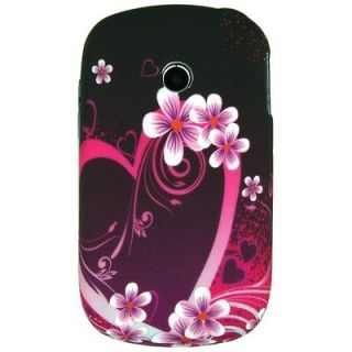 New For LG 800G designer Heart flowers rubberized GEL cell phone cover