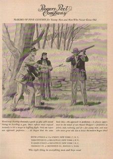 1947 Hand Trap Shooting~Roger s Peet Co. New York NY~Vintage 40s Mens