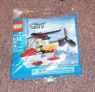 Lego City 4900 Fire Helicopter and Fireman Minifigure New in Sealed