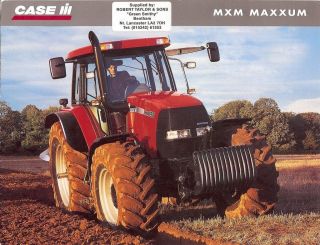 Farm Tractor Brochure   Case   MXM   120 130 140 155 175 190 Maxxum