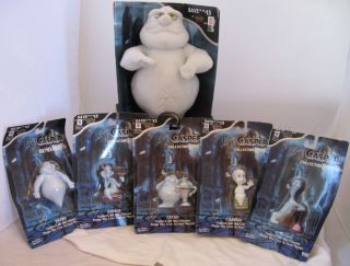 Lot of 6 Vintage Casper the Ghost Collectible Toys 1995 Fatso Stinkie