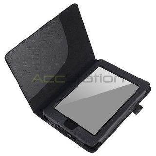 Newly listed Black PU Leather Folio Book Style Case Cover For Kindle