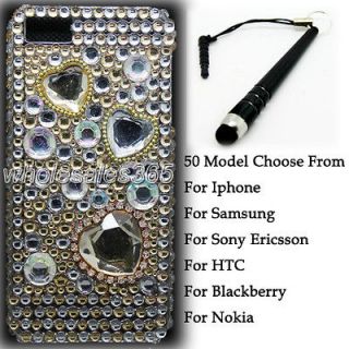 Bling Crystal Diamond Rhinestone Case Cover For Samsung Cell Phone