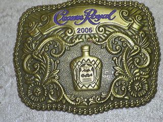 Vintage Collector Crown Royal Whisky Whiskey Gold Filigree Western