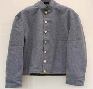 Civil War Confederate 100% Wool Shell Jacket