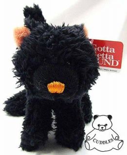 Creepers Black Cat Halloween Gund Plush Toy Stuffed Animal Orange