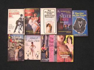 Sleaze Paperbacks Lot of 9 Girl Photo Covers, all pictured1/6 lot E