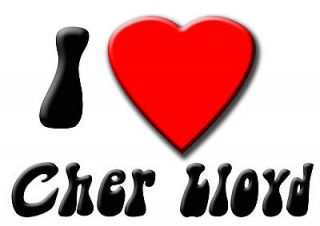 Cher Lloyd I love iron on T shirt/Pillow case transfer