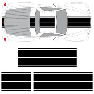 Chevy SSR Dual Rally Racing Stripes, 3M Double Stripe Decals