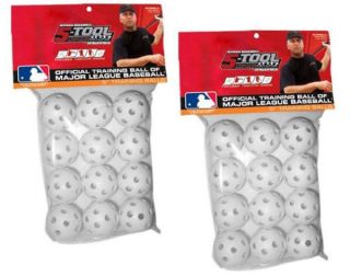 Rawlings® Baseball/Golf Training Balls, (2 Packs of 12 Balls Each