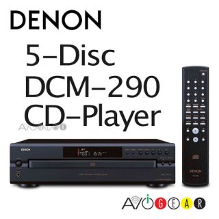 DENON DCM 290 5 disc CD Changer with WMA and  Playback, Rack