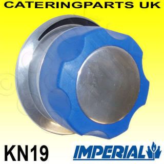 36330 IMPERIAL CHARGRILL BLUE / CHROME GAS CONTROL KNOB