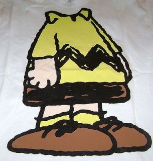 Official CHARLIE BROWN costume cosplay Peanuts MENS tee t shirt M L XL