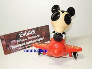 Ron English x ZacPac MouseMask Murphy in Airplane Vinyl Figure Red