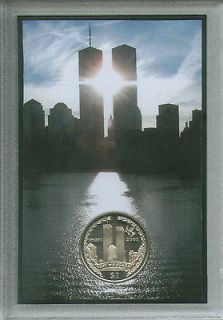 The World Trade Center New York USA Twin Towers 9/11 911 Memorial Coin