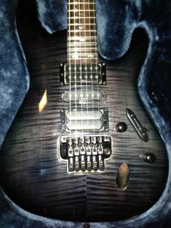 Ibanez Herman Li EGEN18 Custom Guitar Black Edge Zero Trem Scalloped
