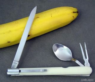 Linder Pocket Knife Melon Tester Fruit Sampler Hobo New Utensil Set
