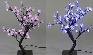 or White Indoor Outdoor LED Cherry Blossom Bonsai Wedding Party Tree