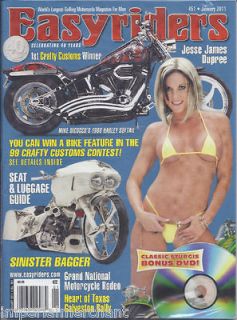 EASY RIDERS MAGAZINE JESSE JAMES DUPREE SEAT AND LUGGAGE GUIDE