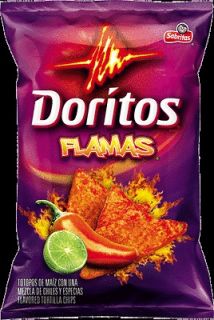 Doritos Flamas Flavored Tortilla Chips, 7.625 oz Bags (8 Pack)