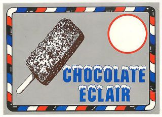 Chocolate Eclair, Ice Cream Truck Decal/Sticker