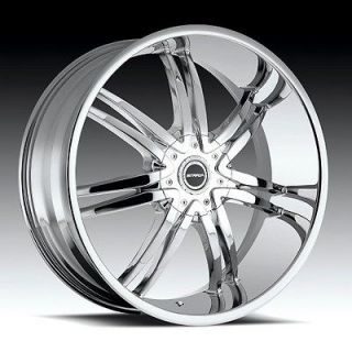 strada diablo chrome wheels rims 6x5.5 avalanche chevy c2500 colorado