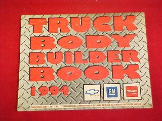 1994 GMC CHEVROLET TRUCK BODY C/K CK 1500 2500 3500 S/T BOOK SERVICE