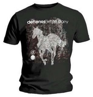 Deftones White Pony Scratch Pony Band T Shirt   S, M, L, XL
