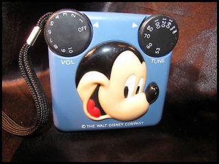 Mickey Mouse AM Transistor Radio   Vintage Radio Shack 12 909 EC