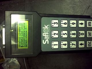 SAFLOK HANDHELD P#71900 WITH BASE CHARGER,