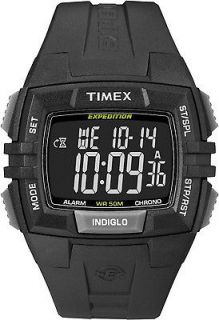 Timex T49900 Mens Expedition Full Size Chronograph Alarm Timer Watch