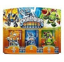 Skylanders Giants Ignitor, Chill, Zook 3 Pack NEW 