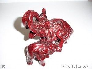 Alabama Crimson Tide Burgundy Elephants Polymer Figurines 3.84 198