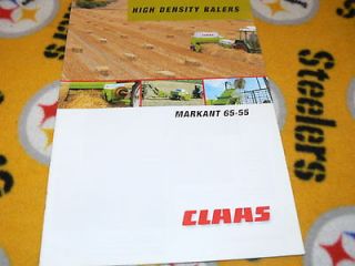 Claas Markant 65 55 High Density Square Balers Dealers Brochure